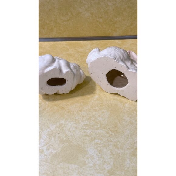 Vintage Ceramic Rabbit & Guinea Pig Salt & Pepper Shakers - Picture 5 of 9